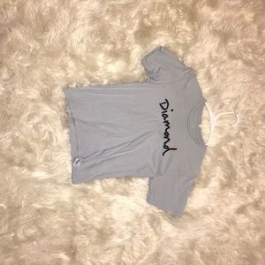 DIAMOND SUPPLY CO. SHORT SLEEVE GRAY